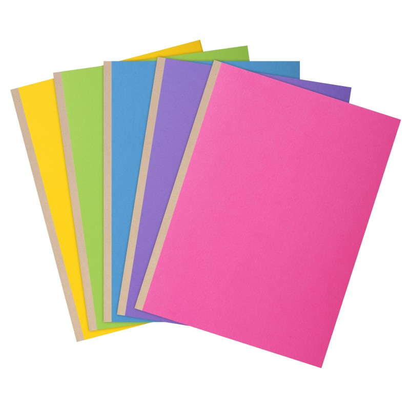 Exacompta Chemises à soufflet Rock- Carte 320 g/m2 - Assortis Vif