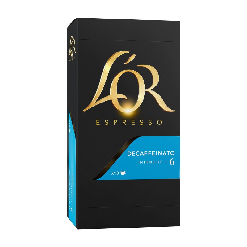L'OR Espresso Café  Decaffeinato - intensité : 6 - boîte de 10 capsules