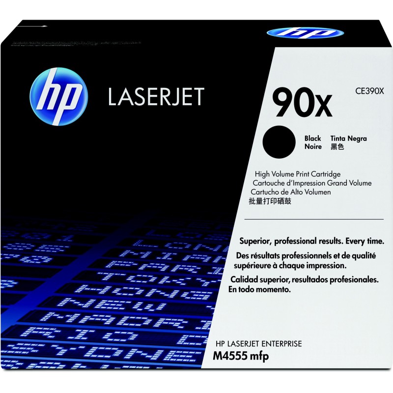 HP 90X Toner authentique grande capacité CE390X - Noir
