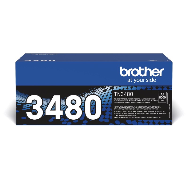 Brother TN3480 Toner original - Noir