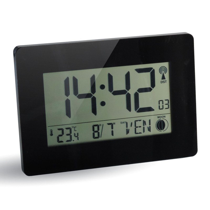 ORIUM Horloge digitale radio-pilotée- Noir