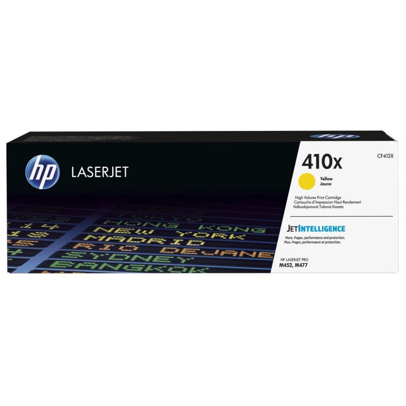 HP 410X Toner authentique grande capacité CF412X - Jaune