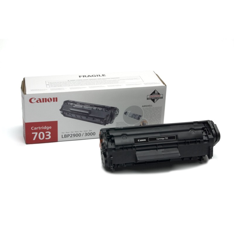 Canon 703 BK Toner authentique 7616A005 - Noir