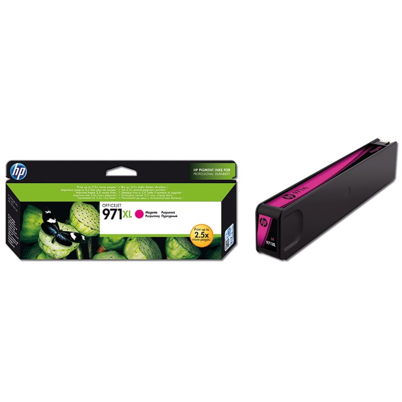 HP 971XL Cartouche d'encre authentique grande capacité CN627AE - Magenta