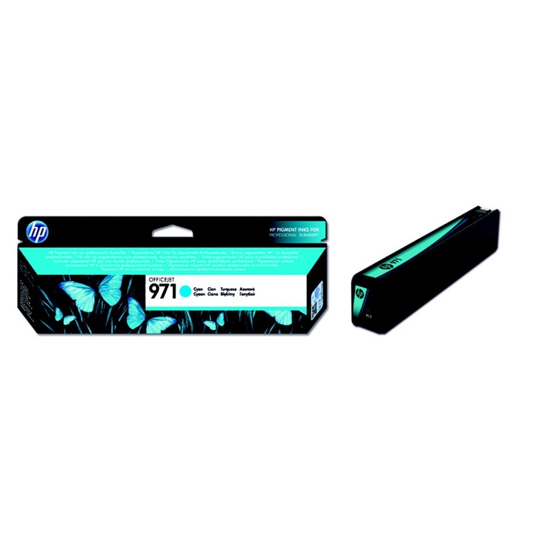 HP 971 Cartouche d'encre authentique CN622AE - Cyan