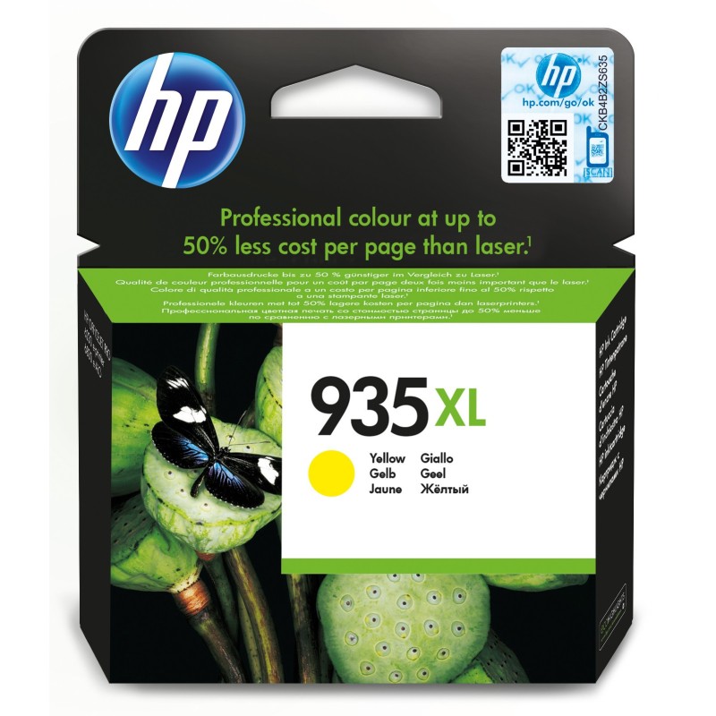 HP 935XL Cartouche d'encre authentique grande capacité C2P26AE - Jaune