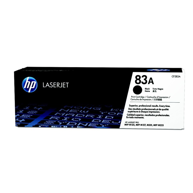 HP 83A Toner authentique CF283A - Noir