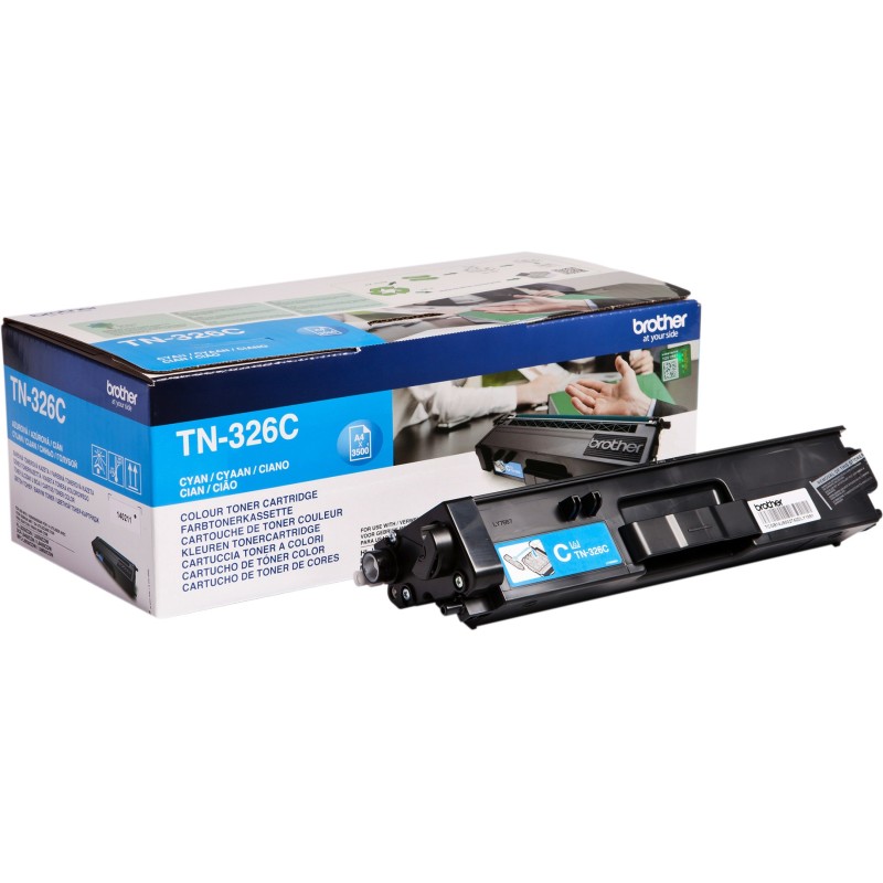 Brother TN326 Toner original - Cyan