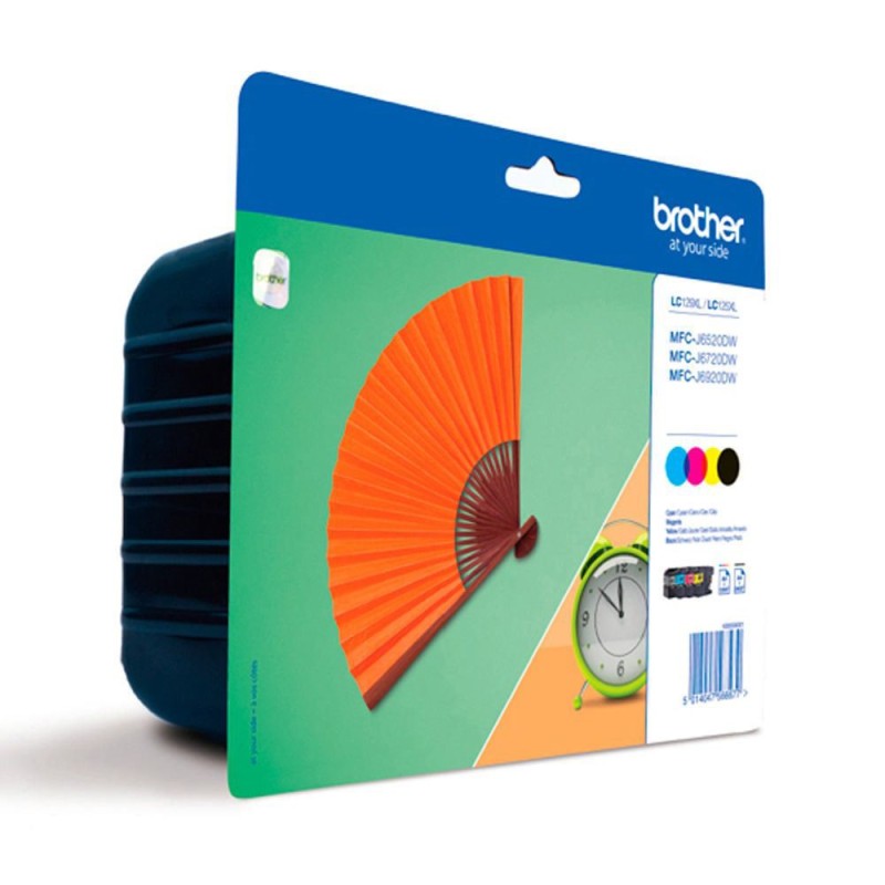 Brother LC129XL Cartouche d'encre originale grande capacité - Pack de 4 (Noir, Cyan, Magenta, Jaune)