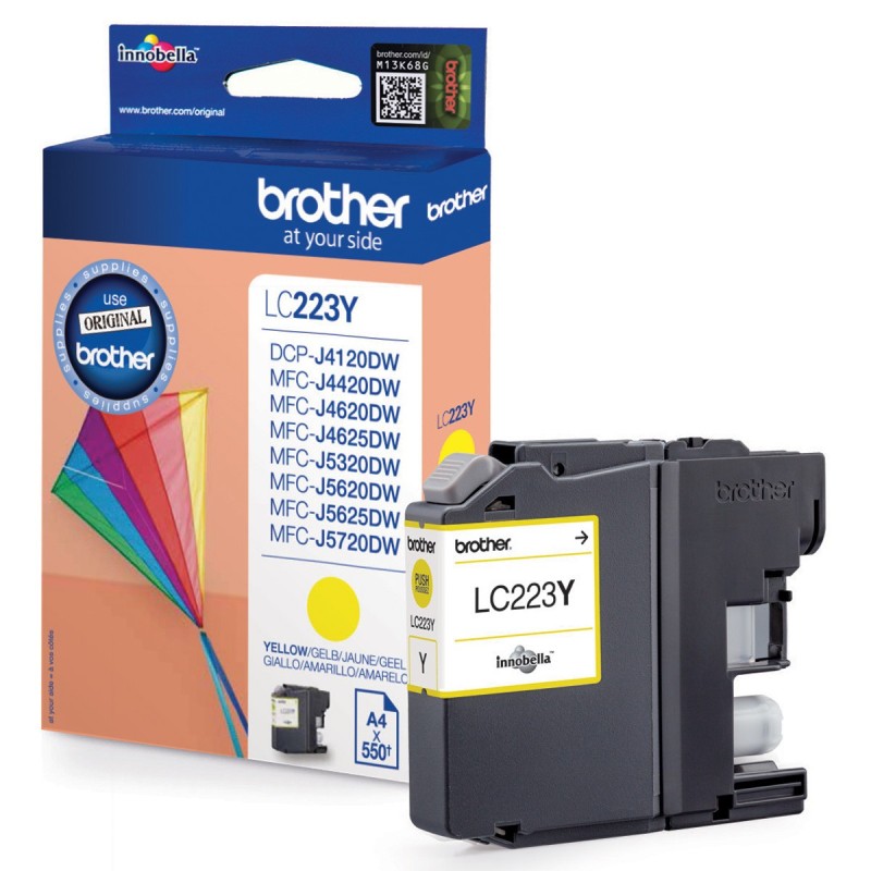 Brother LC223 Cartouche d'encre originale - Jaune