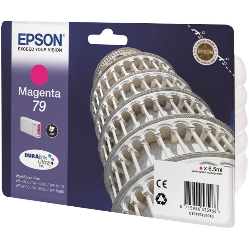Epson 79 "Tour de Pise" Cartouche d'encre originale C13T79134010 - Magenta
