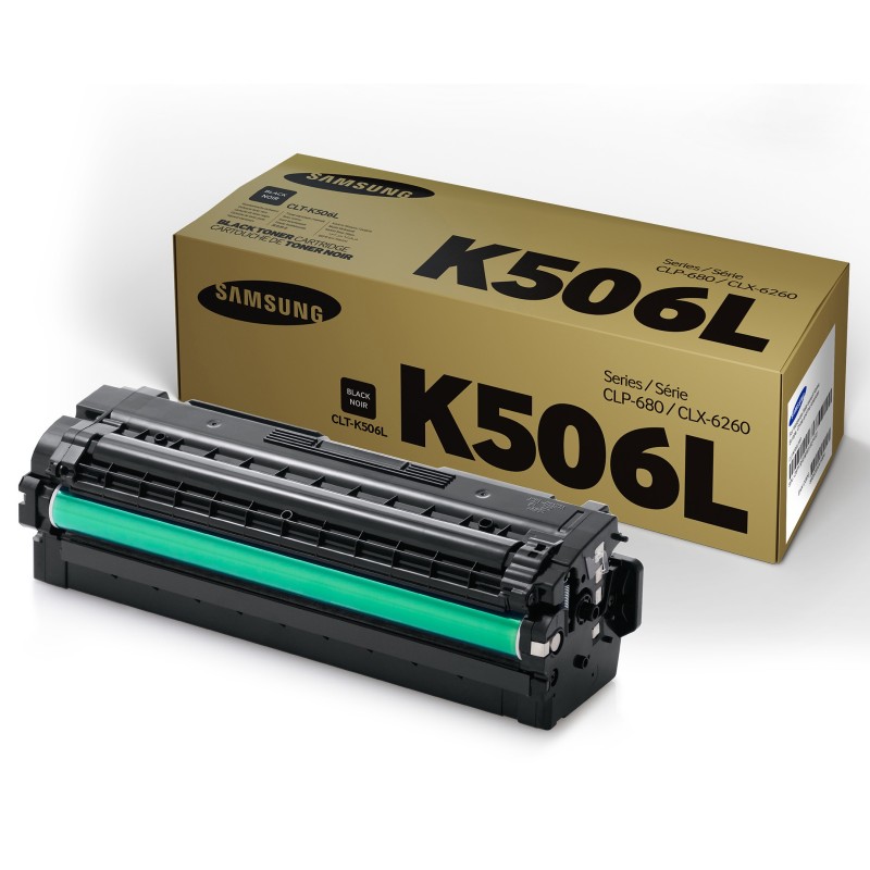 Samsung Cartouche de toner CLT-K506L SU171A grande capacité - Noir