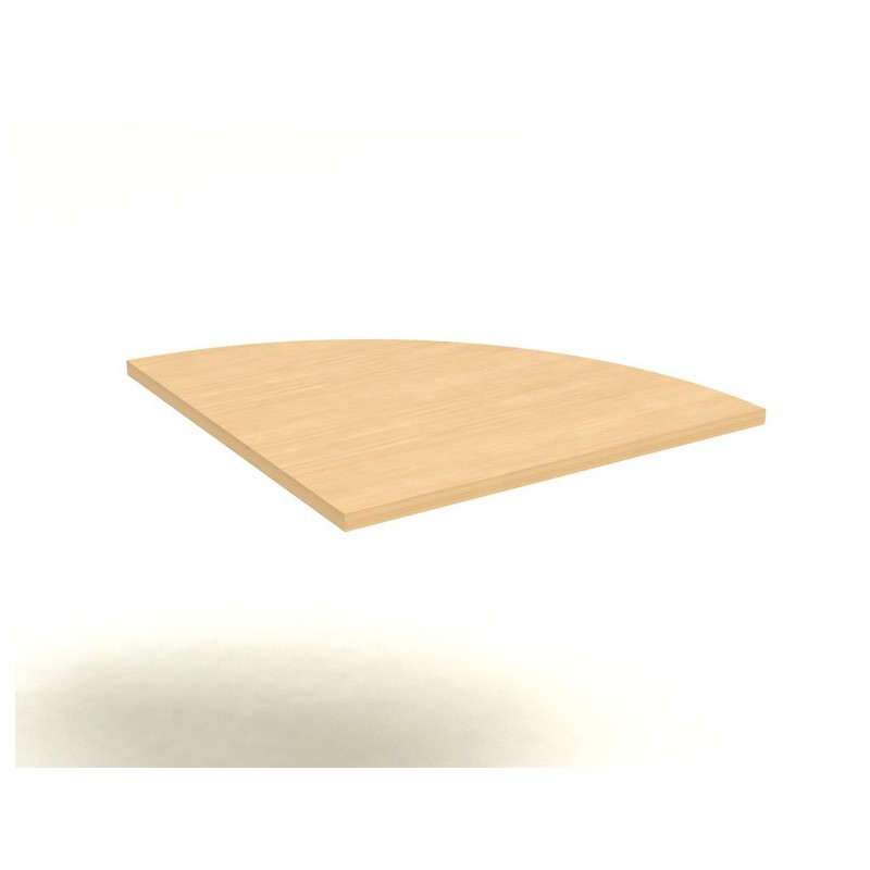 Angle de liaison 90° arrondi Pronto Métal - Plateau Hêtre