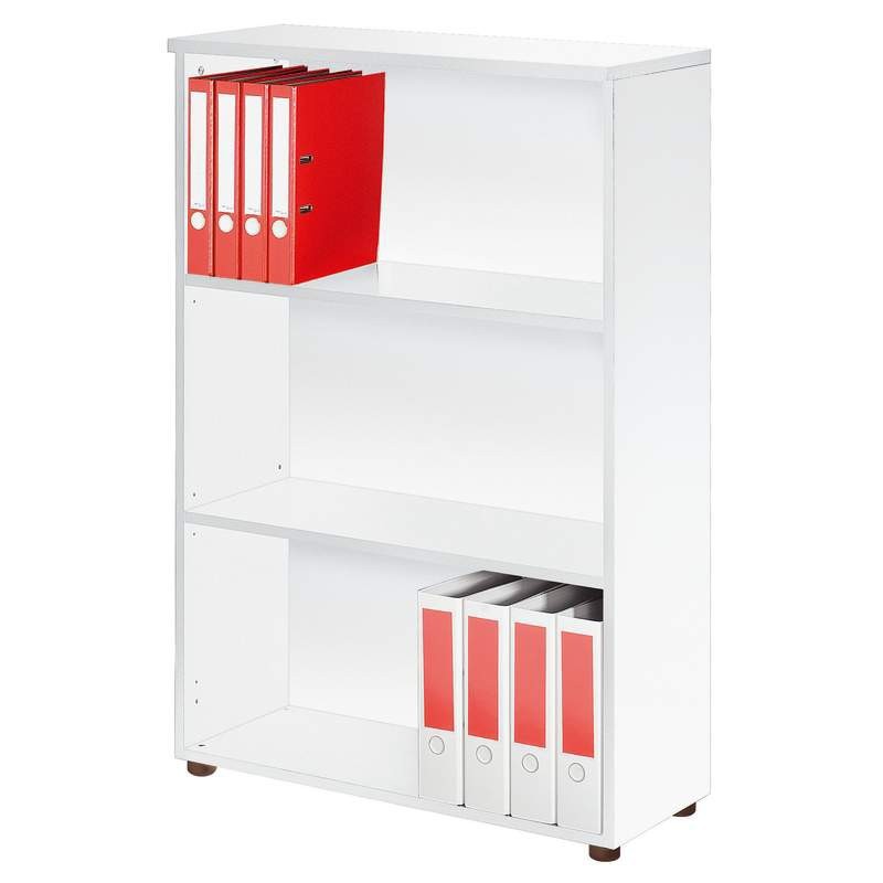 Armoire mi-hauteur Pronto - L.80 x H.120 cm - Sans porte - Blanc
