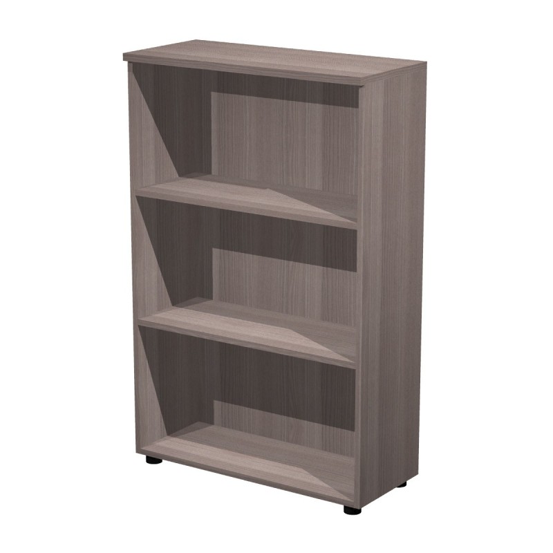 Armoire mi-hauteur Pronto - L.80 x H.120 cm - Sans porte - Cendre