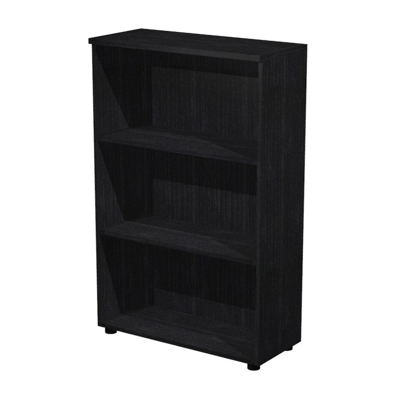Armoire mi-hauteur Pronto - L.80 x H.120 cm - Sans porte - Noir