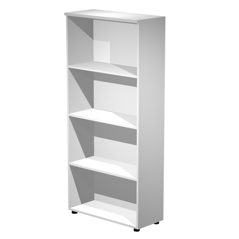 Armoire haute Pronto - L.80 x H.180 cm - Sans porte - Blanc