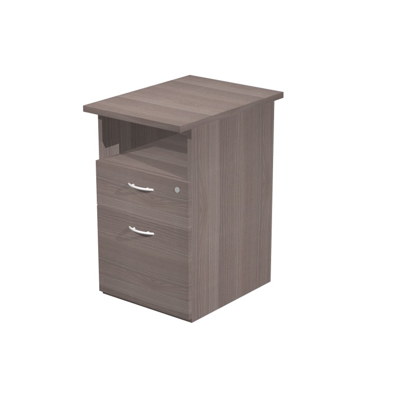 Caisson hauteur bureau Pronto - L.43 x P.60 x H.72 cm - Cendre