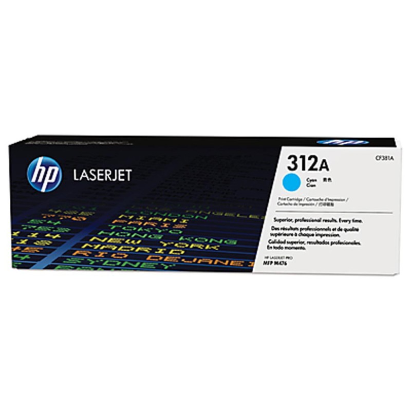 HP 312A Toner authentique CF381A - Cyan