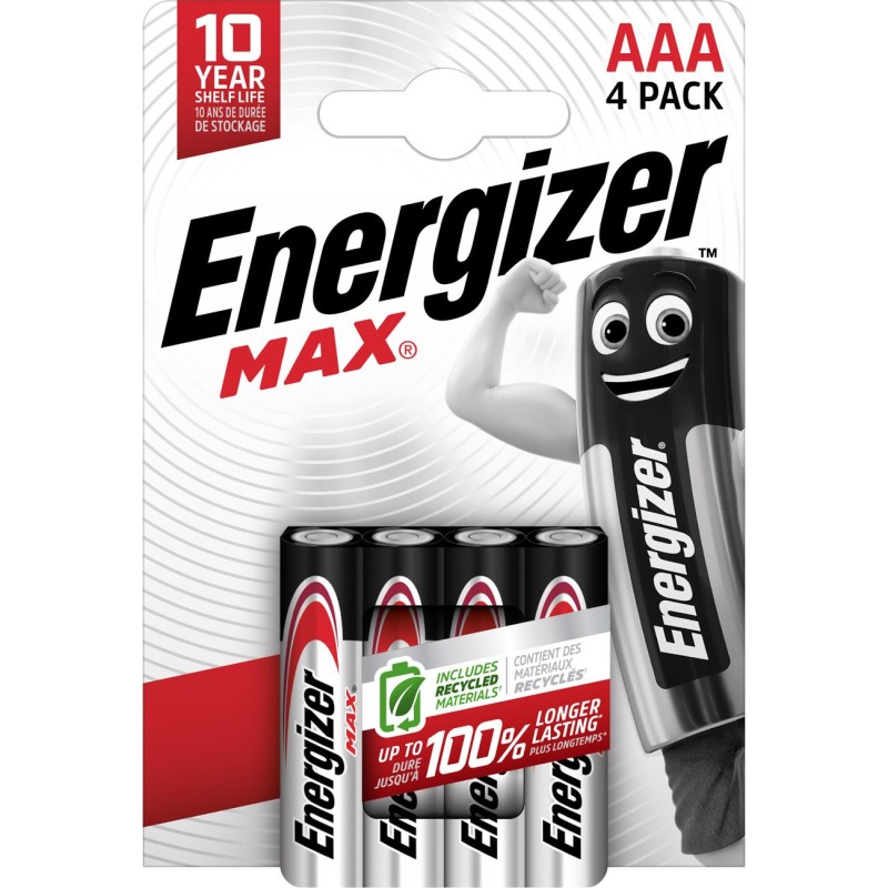 Energizer Pile alcaline AAA / LR3 Max - Lot de 4