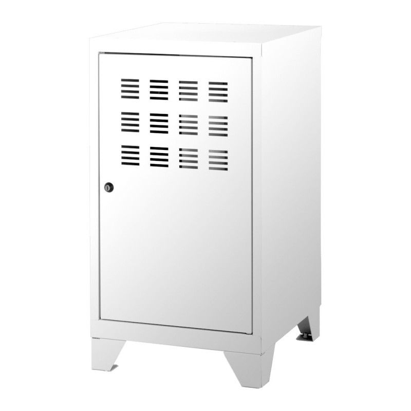 Casier métal Burocolor L.40 x P.40 x H.74 cm - Blanc