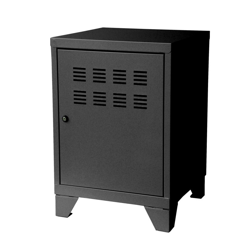 Casier métal Burocolor L.40 x P.40 x H.51 cm - Noir