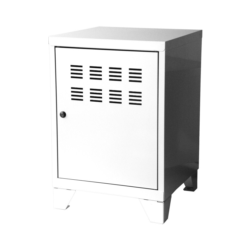 Casier métal Burocolor L.40 x P.40 x H.51 cm - Blanc