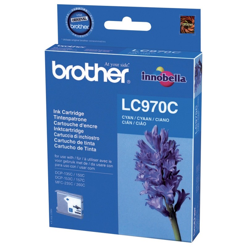 Brother LC970 Cartouche d'encre originale - Cyan