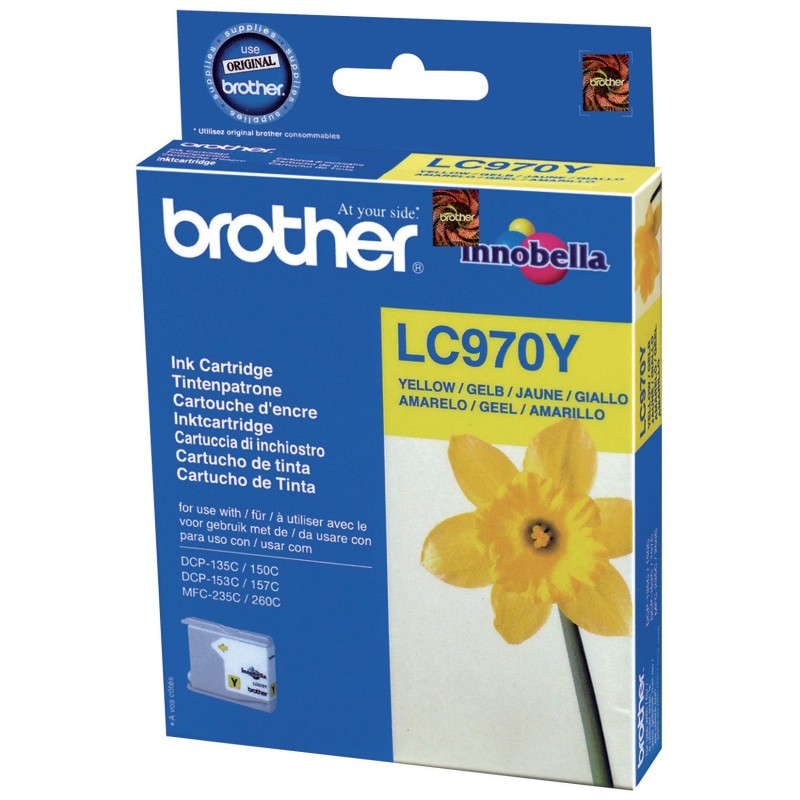 Brother LC970 Cartouche d'encre originale - Jaune