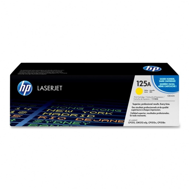 HP 125A Toner authentique CB542A - Jaune