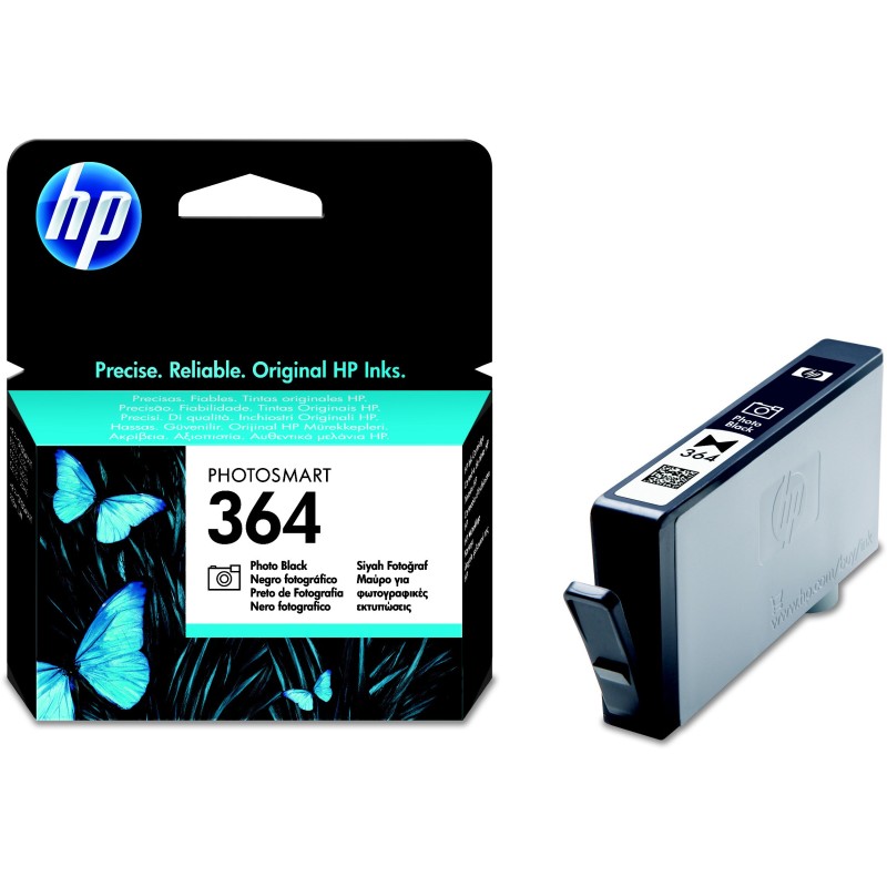 HP 364 Cartouche d'encre authentique CB317EE - Noir photo