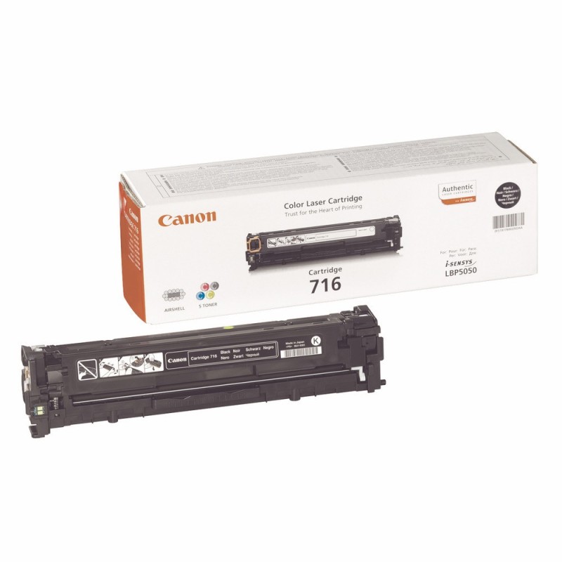 Canon 716BK Toner authentique 1980B002 - Noir