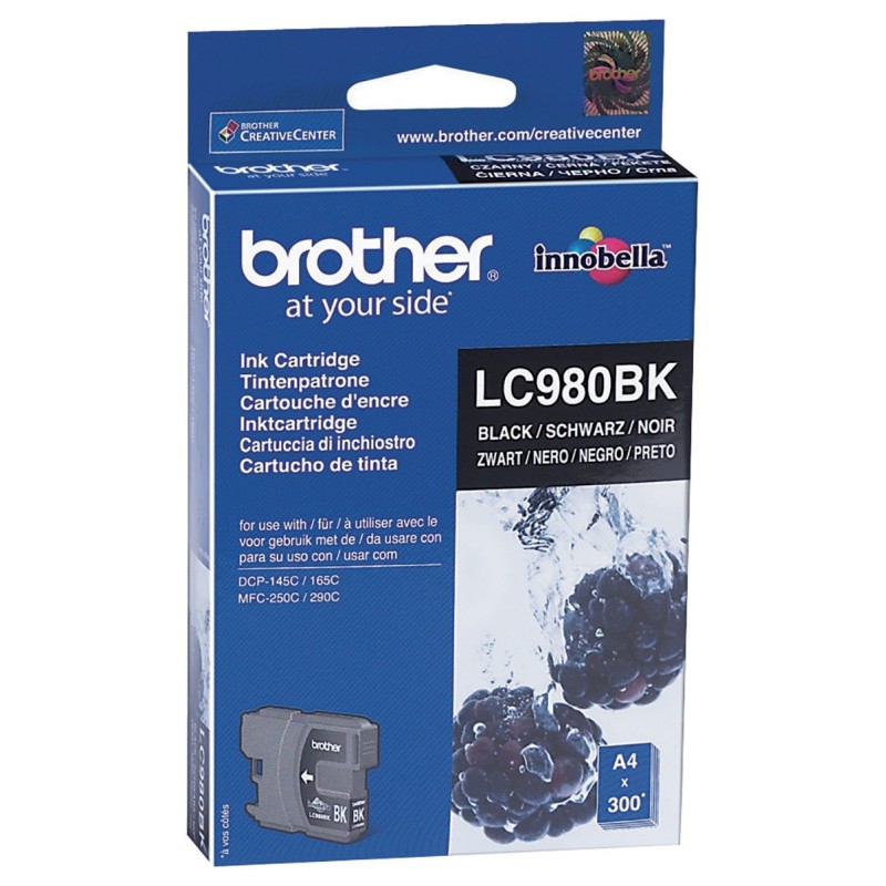 Brother LC980 Cartouche d'encre originale - Noir
