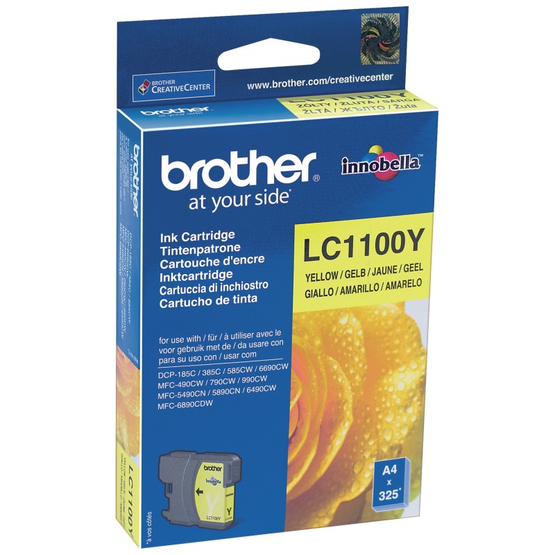 Brother LC1100 Cartouche d'encre originale - Jaune