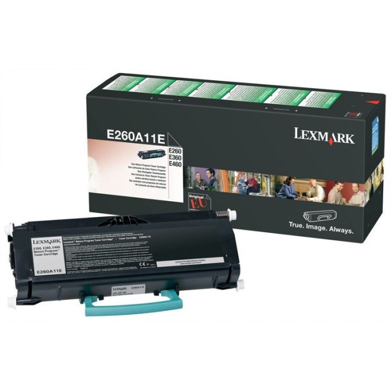 Lexmark Toner Original E260A11E N - Noir
