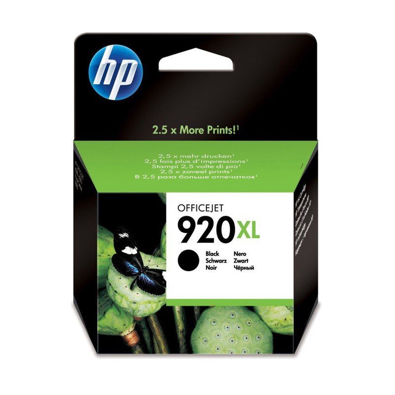 HP 920XL Cartouche d'encre authentique grande capacité CD975AE - Noir