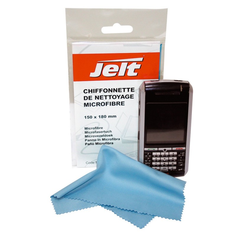 Jelt Chiffonnette de nettoyage écrans en microfibre - 15 x 18 cm