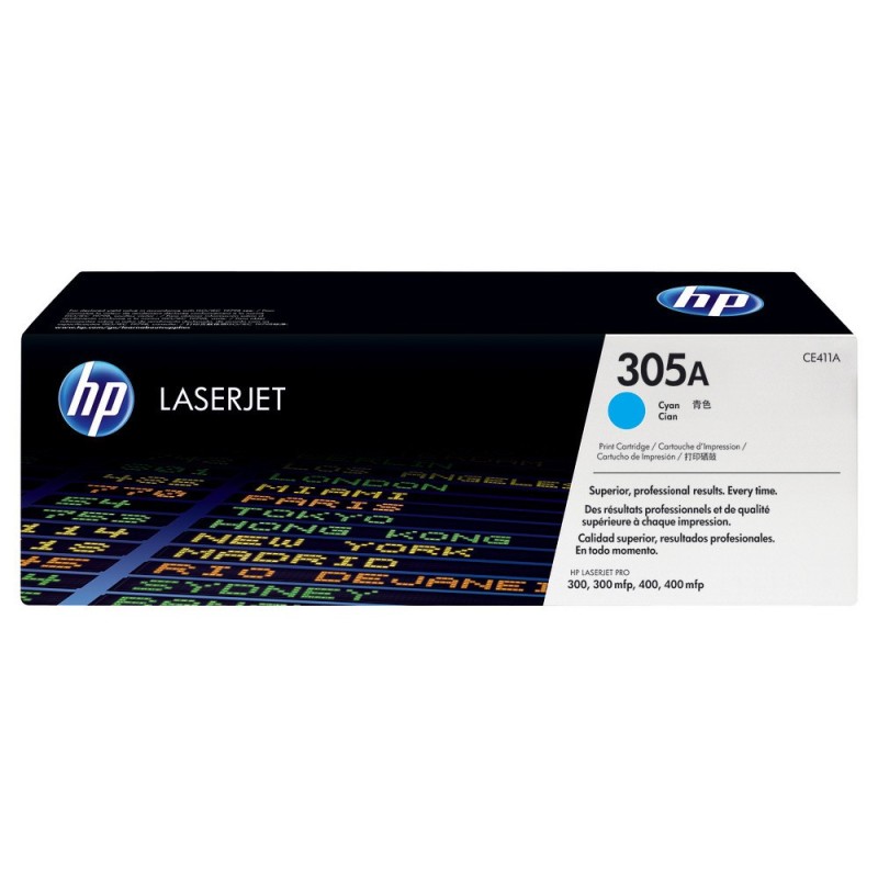 HP 305A Toner authentique CE411A - Cyan