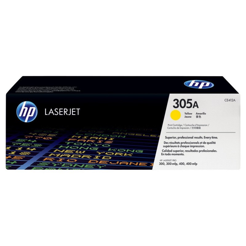 HP 305A Toner authentique CE412A - Jaune