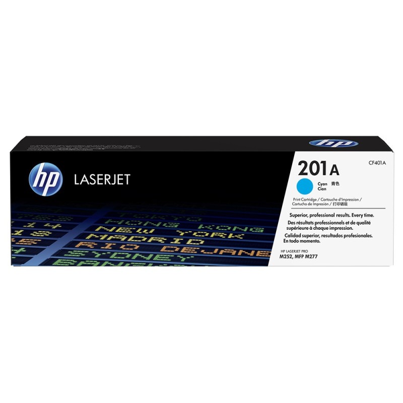 HP 201A Toner authentique CF401A - Cyan