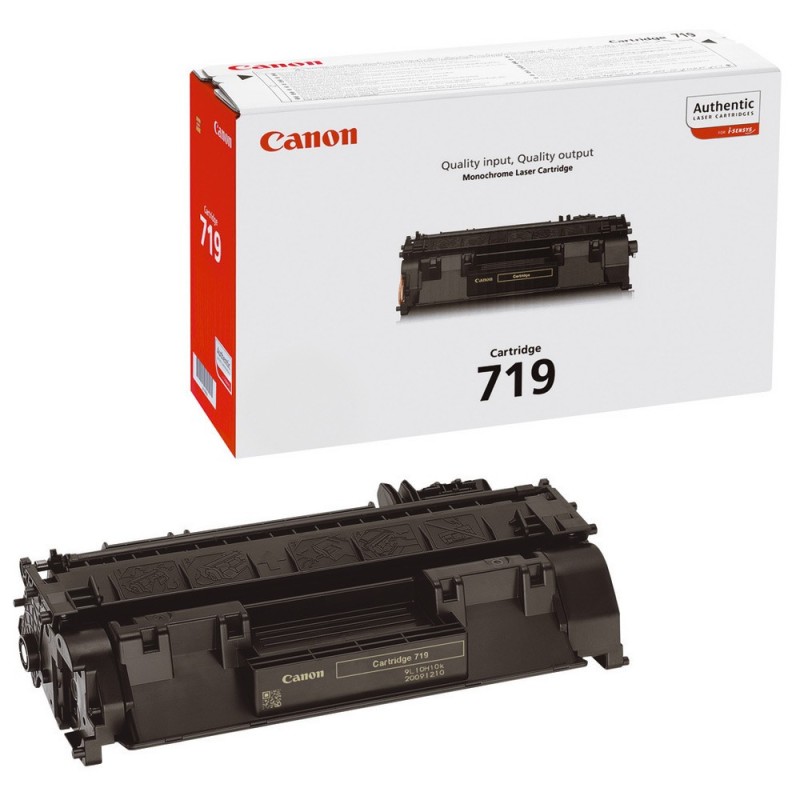 Canon 719 BK Toner authentique 3479B002 - Noir