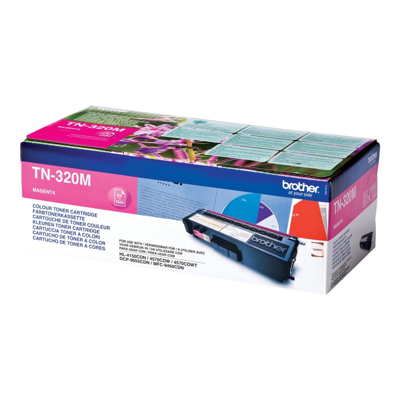 Brother TN320 Toner original - Magenta