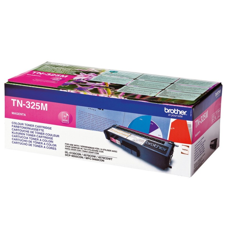 Brother TN325 Toner original - Magenta