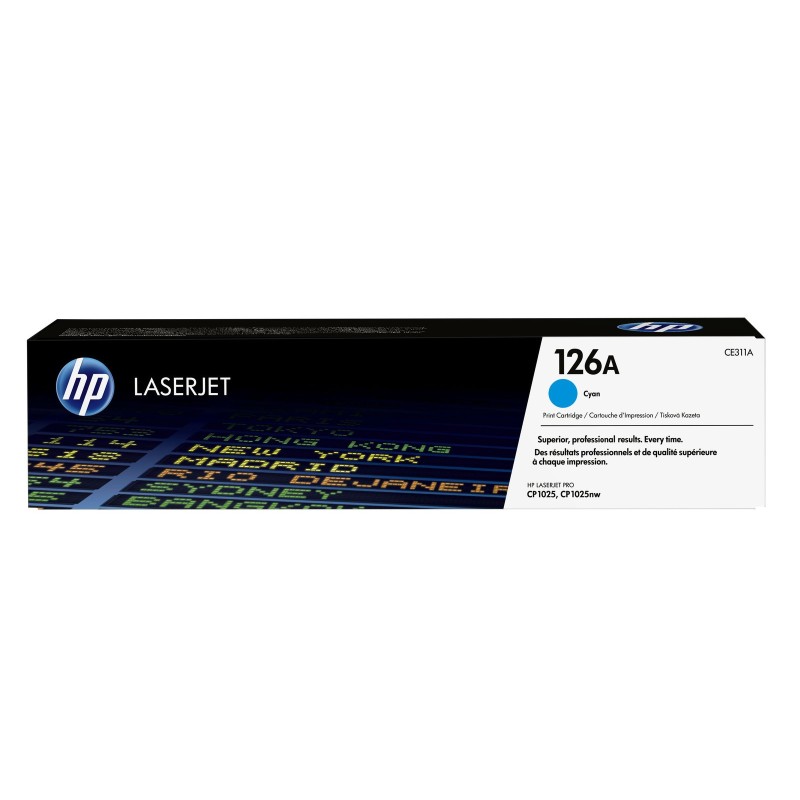 HP 126A Toner authentique CE311A - Cyan