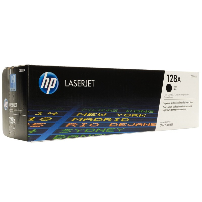 HP 128A Toner authentique CE320A - Noir