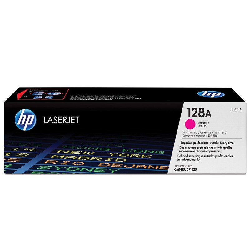 HP 128A Toner authentique CE323A - Magenta