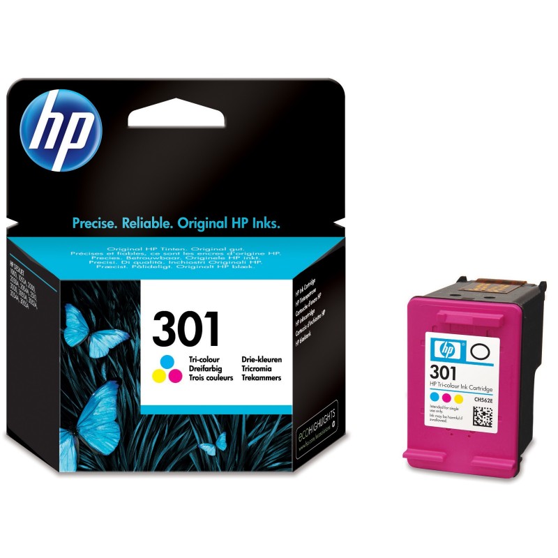 HP 301 Cartouche d'encre authentique CH562EE - 3 couleurs