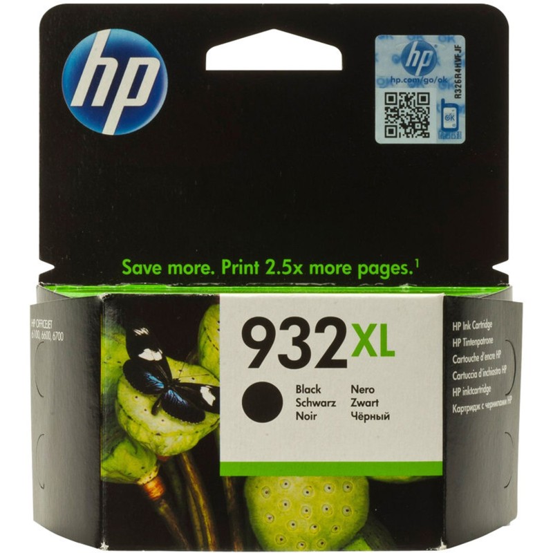 HP 932XL Cartouche d'encre authentique grande capacité CN053AE - Noir