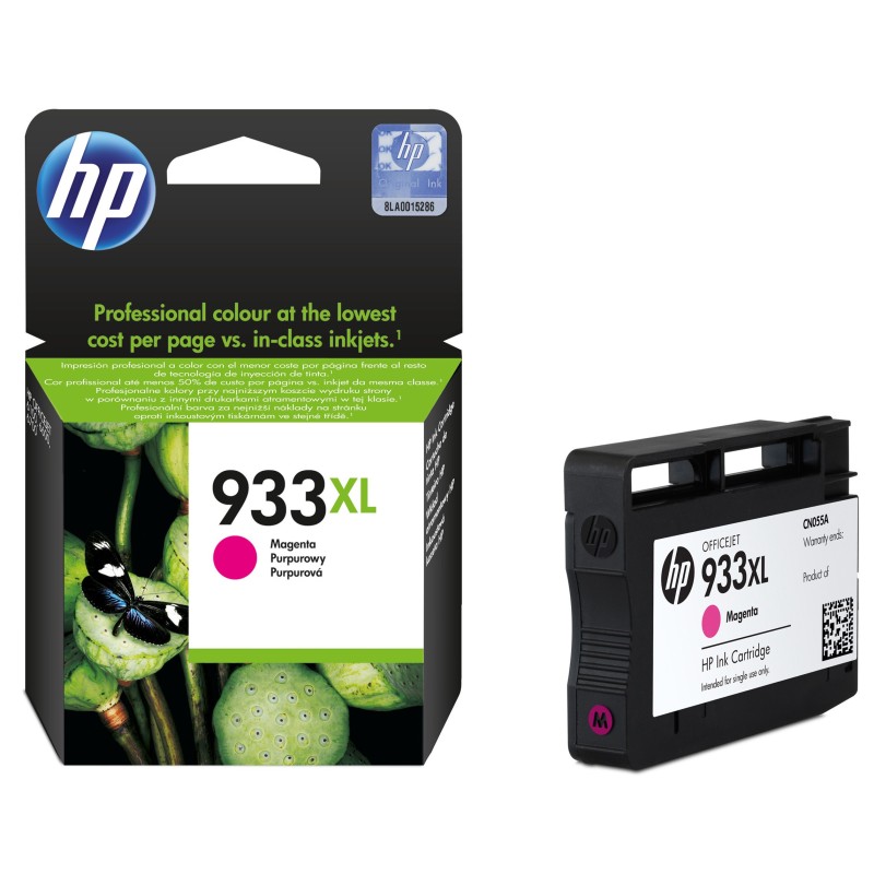 HP 933XL Cartouche d'encre authentique grande capacité CN055AE - Magenta