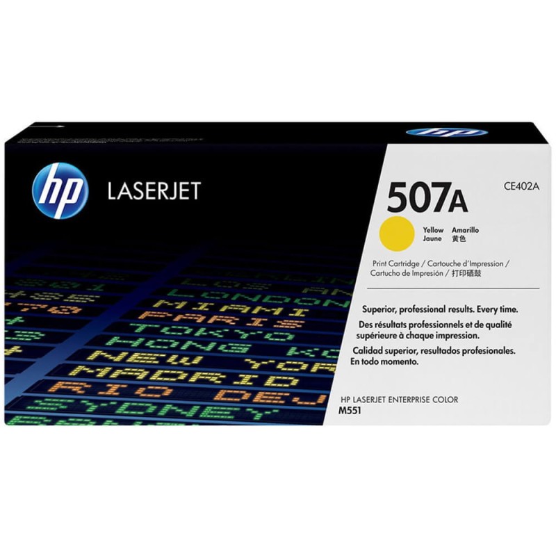 HP 507A Toner authentique CE402A - Jaune